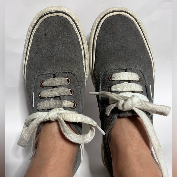 Vans Authentic Stackform Gray Suede Low Tops - Picture 6 of 7